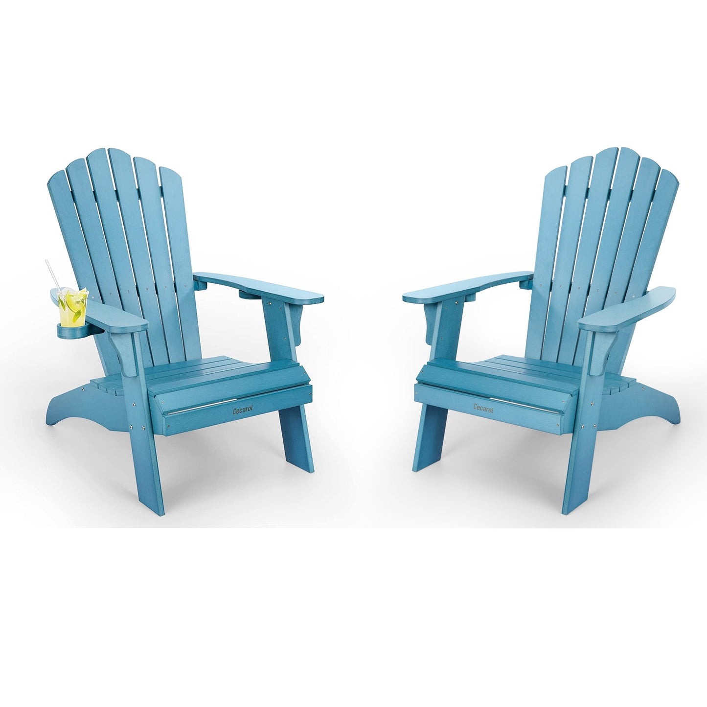 Cecarol Oversized Adirondack Chair - Blue