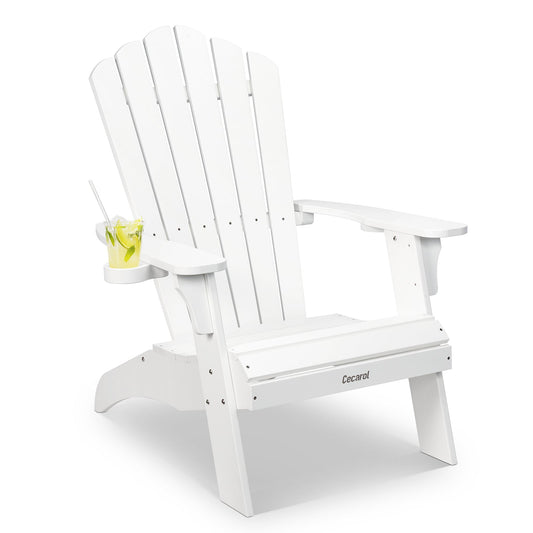 Cecarol Oversized Adirondack Chair - White