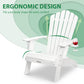Cecarol Oversized Adirondack Chair - White