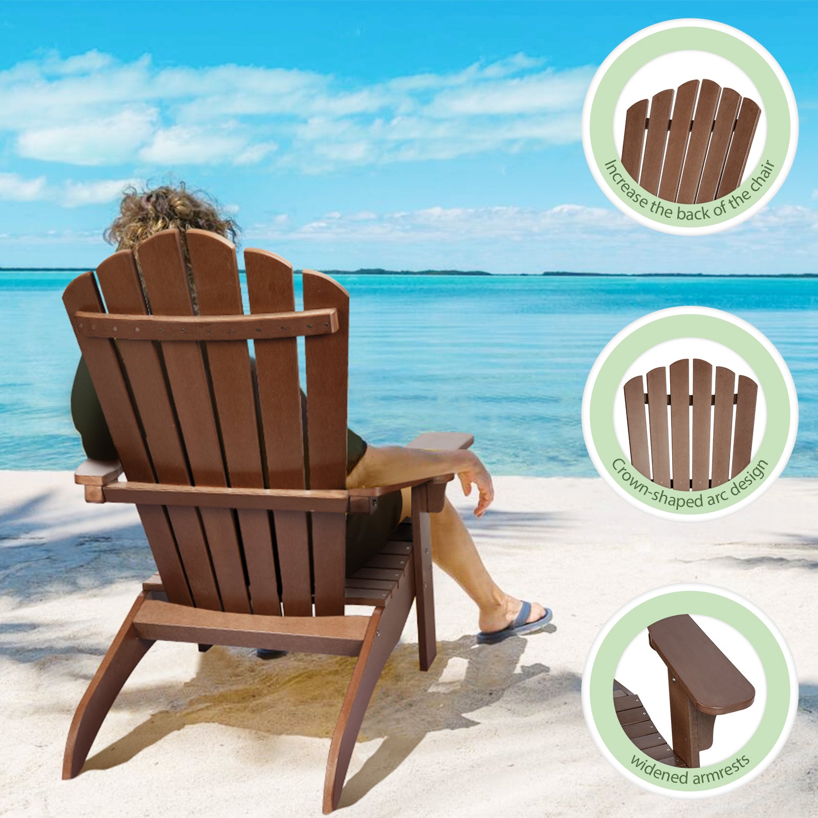 Oversized polywood adirondack online chairs