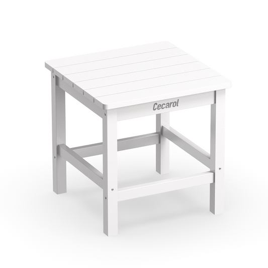 Cecarol Adirondack Side Table-White