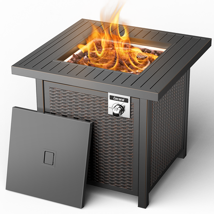 Cecarol Propane Fire Table-Sliver Grey