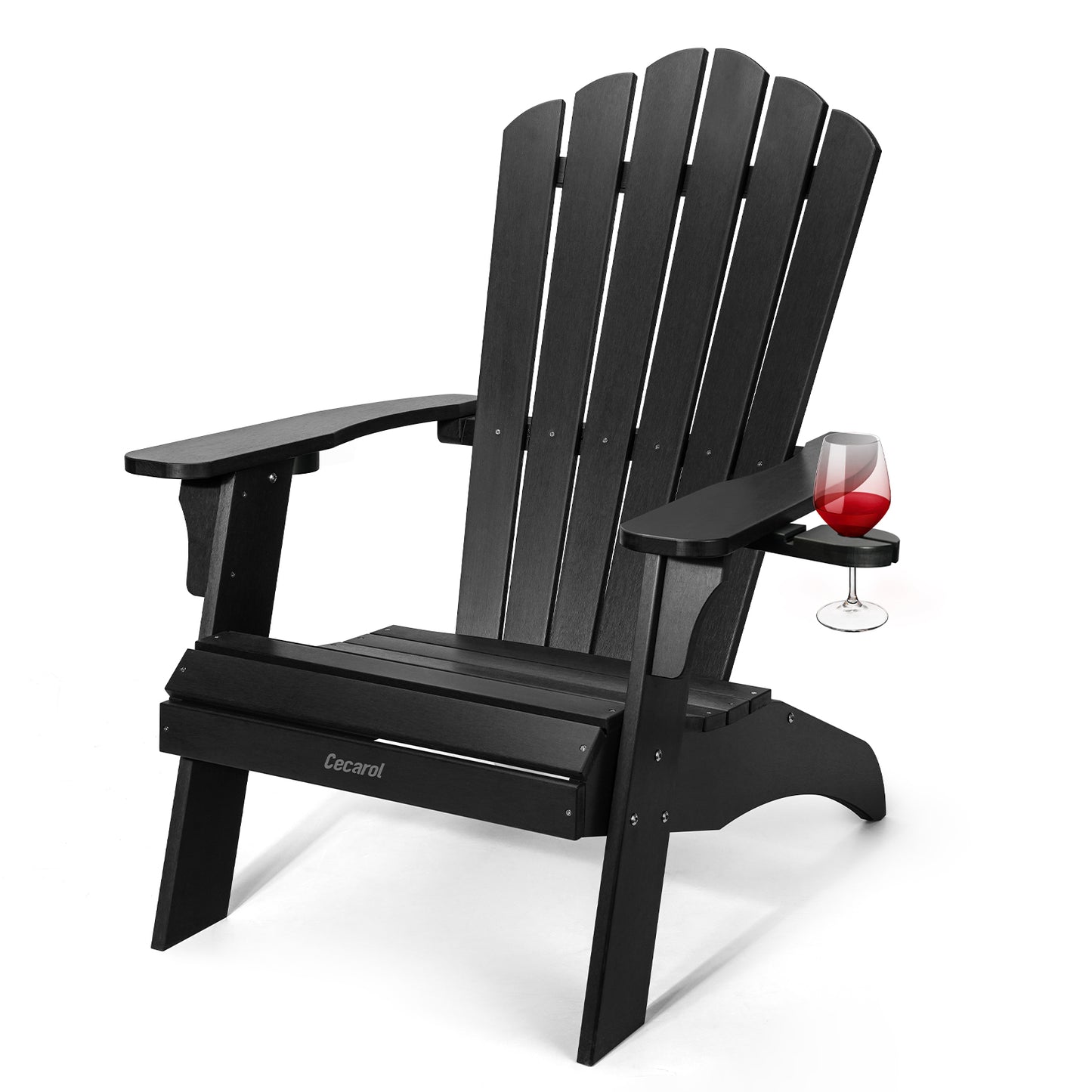 Cecarol Oversized Adirondack Chair - Black