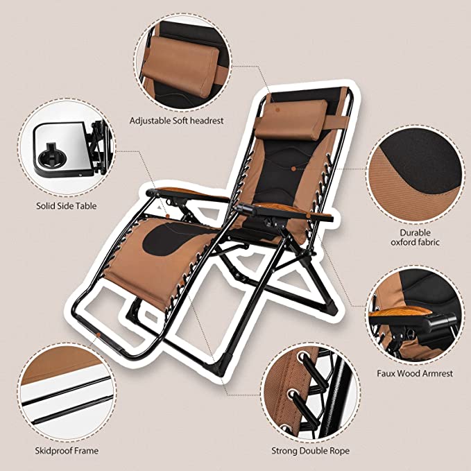 Double reclining outdoor cheap chair