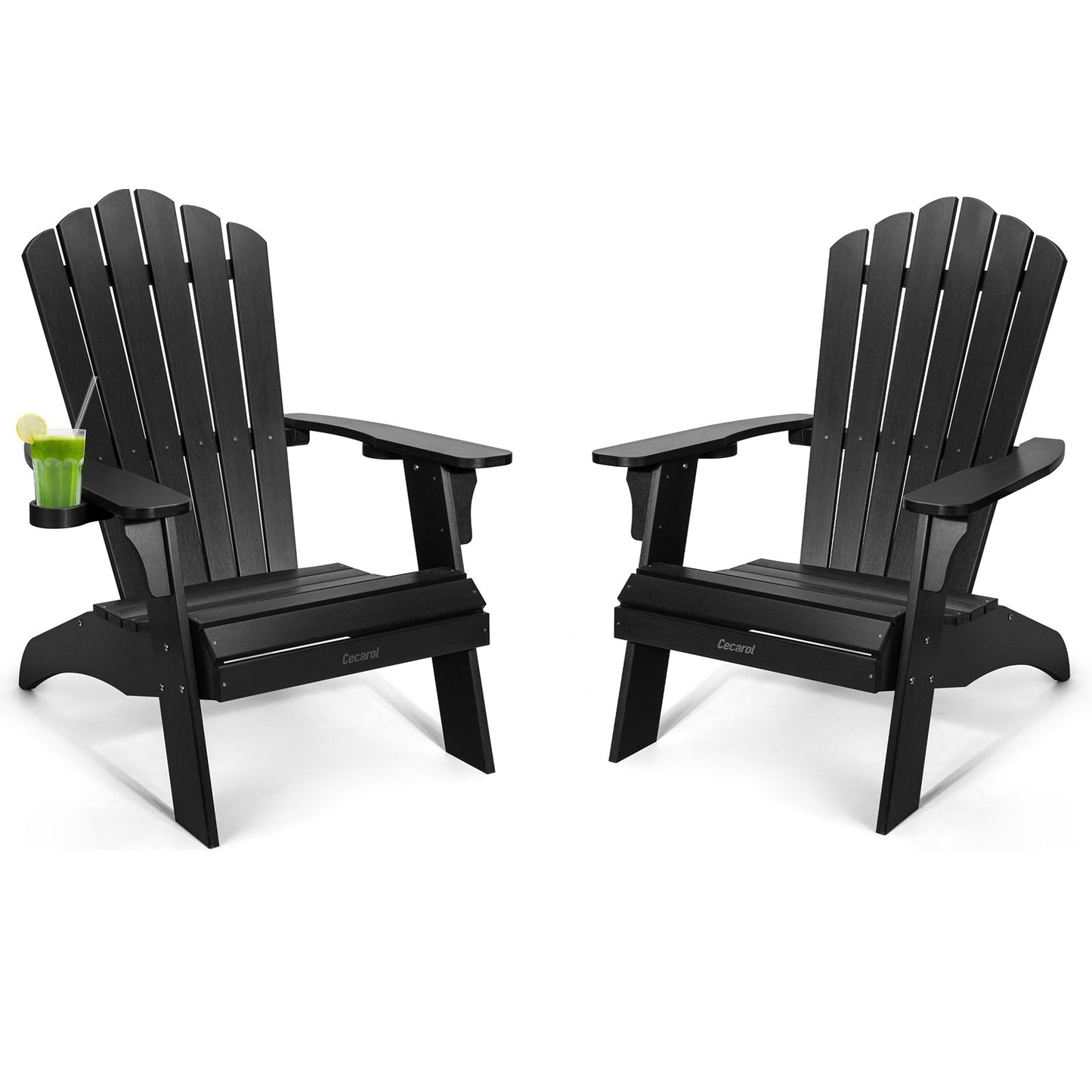 Cecarol Oversized Adirondack Chair - Black