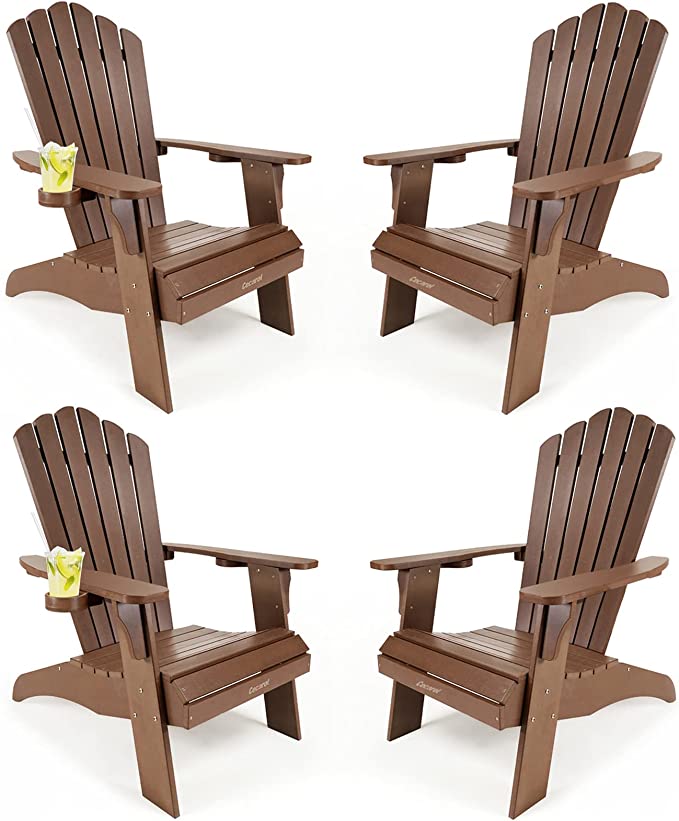 Cecarol Oversized Adirondack Chair - White