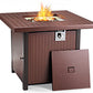 Cecarol Propane Fire Table-Golden Red